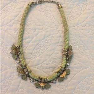 Jcrew yellow statement necklace